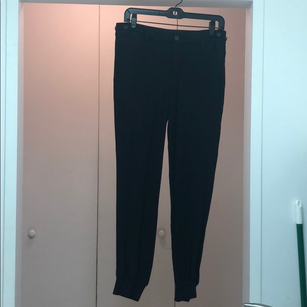 Vince black jogger trousers